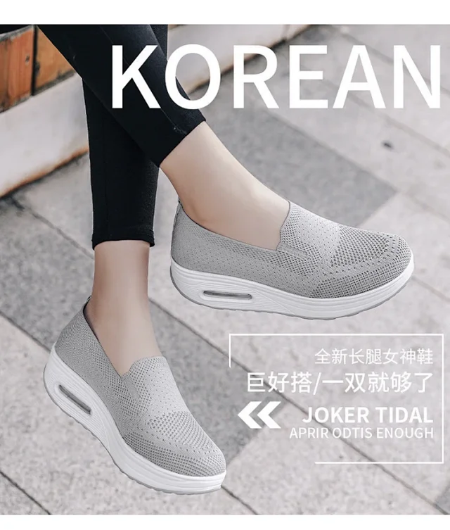 Women's Mesh Yeezy-Inspired Jelly Sole Casual Sneakers Detail