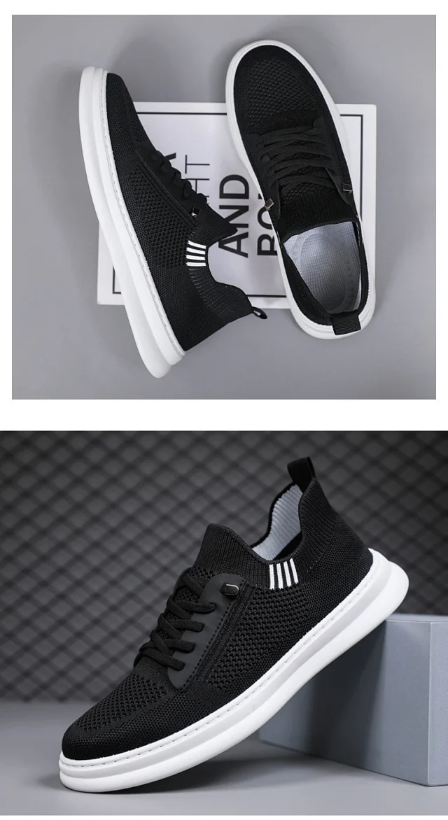 Men's 2025 Mesh Slide-On Skater Shoes Detail