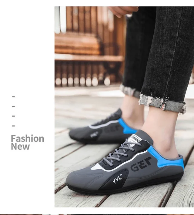 Mens Drive Loafers: Korean Trendy Comfy Everyday Student Detail