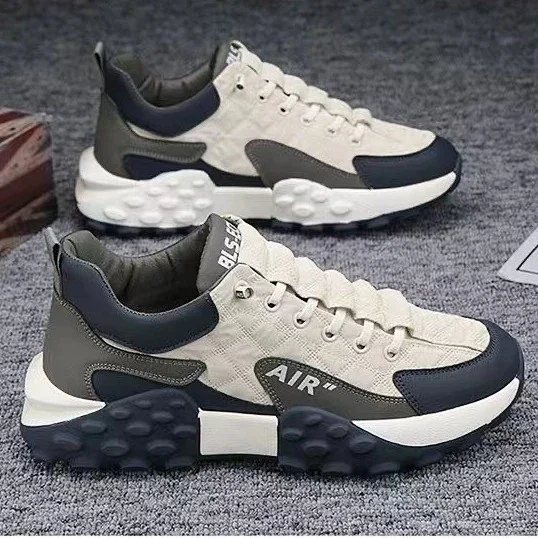 Men's Chunky Low-Top Running Sneakers Detail