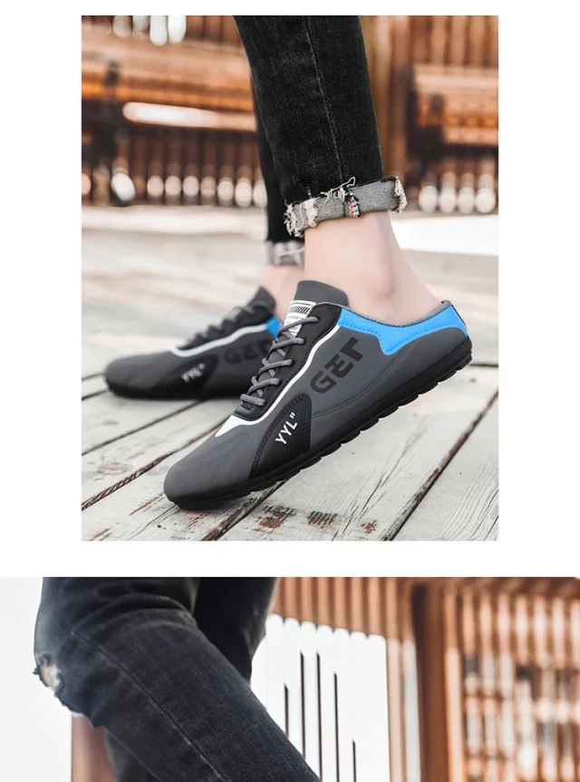 Mens Drive Loafers: Korean Trendy Comfy Everyday Student Detail