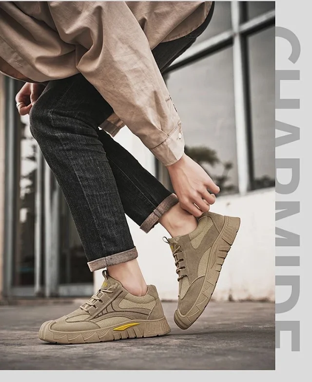 Men's Breathable Outdoor Work Sneakers Detail