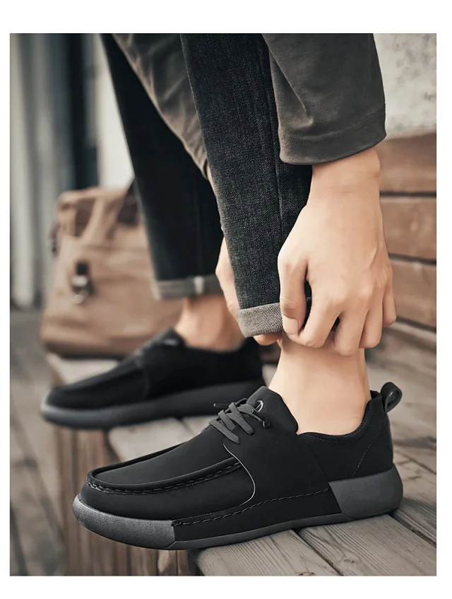Men's Retro Suede Loafers Spring 2025 Detail