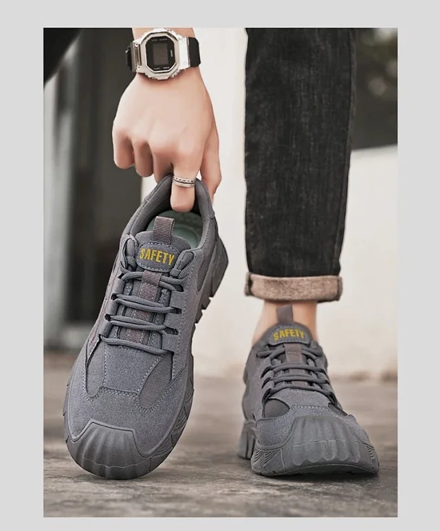 Men's Breathable Outdoor Work Sneakers Detail