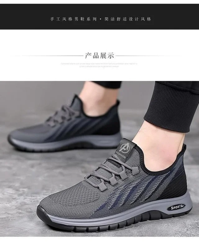 Men's Flyknit Slip-On Casual Non-Slip Detail