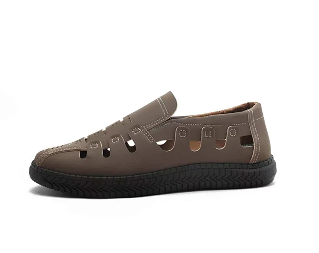 Men's Breathable Outdoor Slip-On Sandals Detail