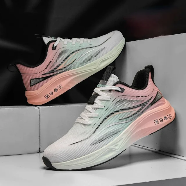 Men's Guochao Breathable Running Sneakers Detail