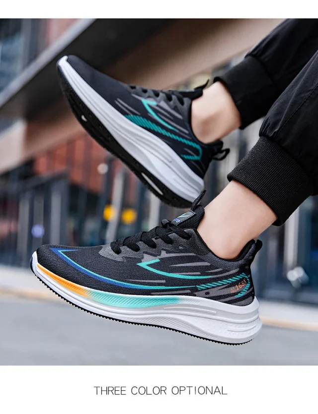2025 Men Youth Cushioned Mesh Sneakers Detail