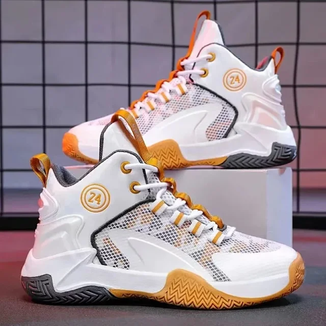 2025 Summer Boys Snap-button Basketball Running Shoes Detail