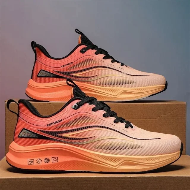 Men's Guochao Breathable Running Sneakers Detail