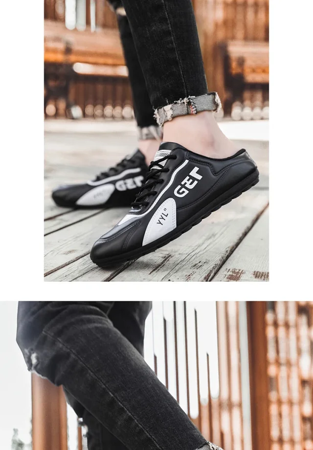 Mens Drive Loafers: Korean Trendy Comfy Everyday Student Detail