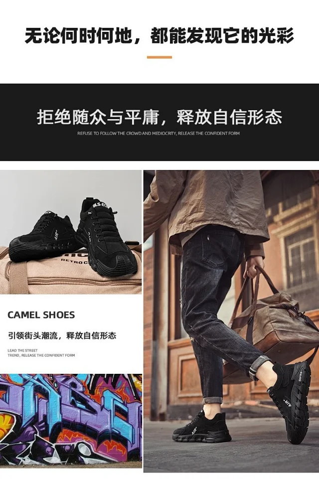 Men's CloudSoft Thick-Sole Sneakers 2025 Detail
