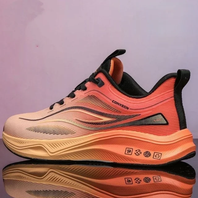 Men's Guochao Breathable Running Sneakers Detail