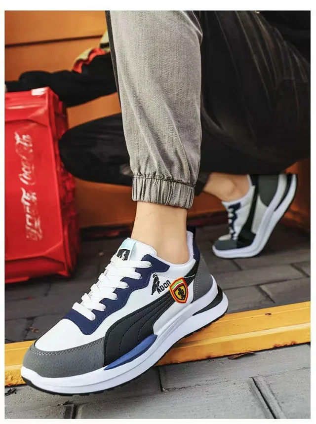 Men's Autumn Trendy Dad Sneakers Korean Style Detail