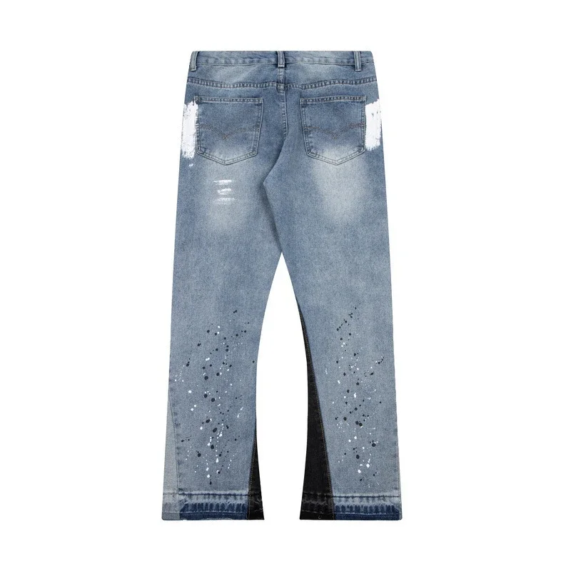 GALLERYDEPT Splatter Flared Jeans