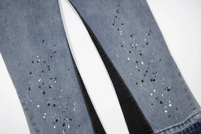 GALLERYDEPT Splatter Flared Jeans Detail