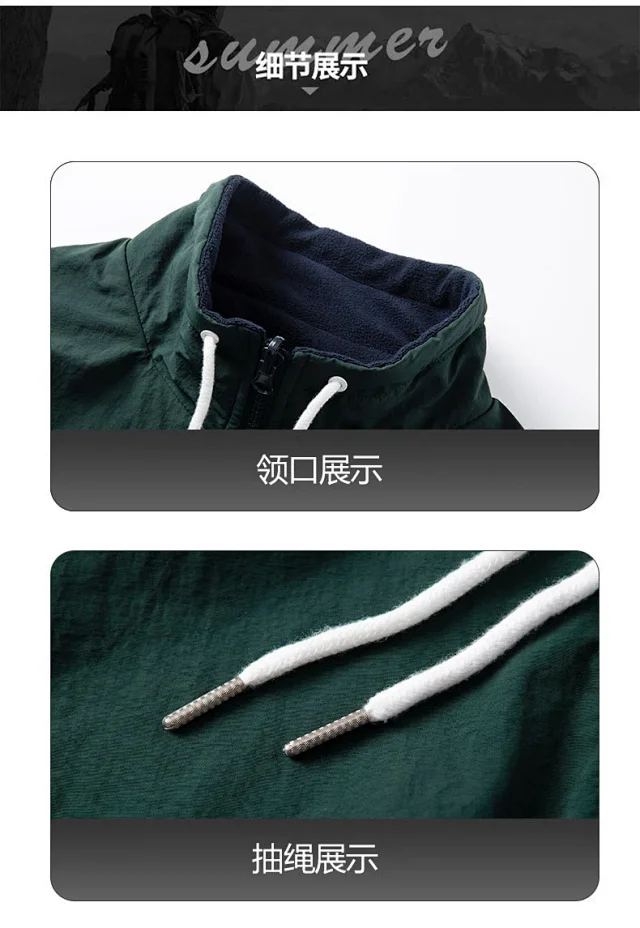 Reversible Youth Street Style Cargo Jacket AW23 Detail