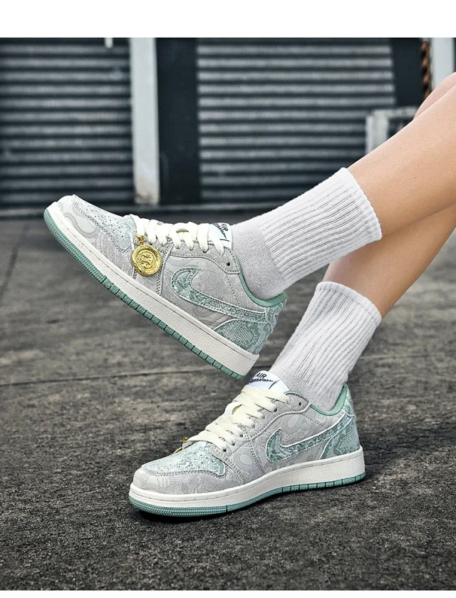 Anaconda AJ AF1 Unisex Sneakers Detail
