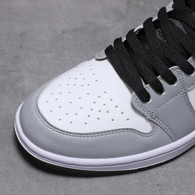 Jordan Men's Low Smoke Grey Sneakers Detail