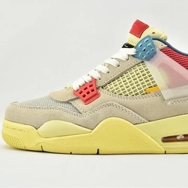 AJ4 Collab Basketball Air Durability Shoes Detail