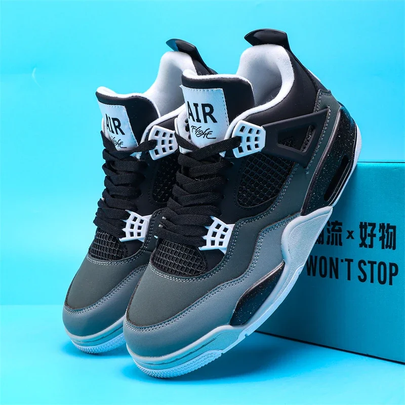 AJ4 White Cement University Blue Unisex