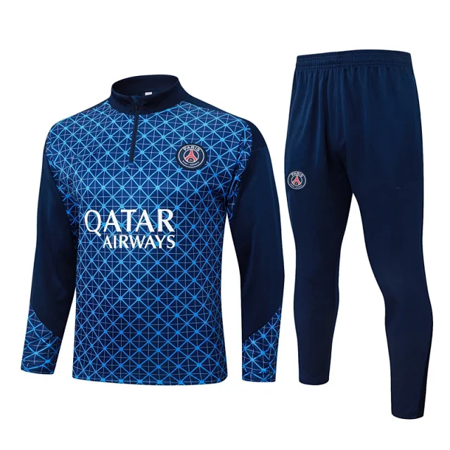 Long Sleeve Half Zip Football Training Jersey Detail