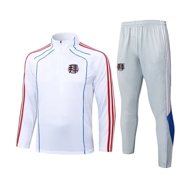 Long Sleeve Half Zip Football Training Jersey Detail