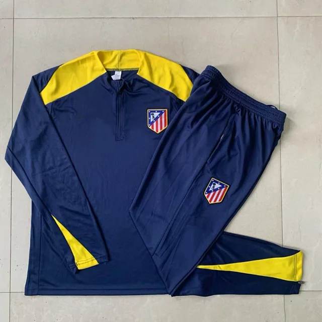 Long Sleeve Half Zip Football Training Jersey Detail