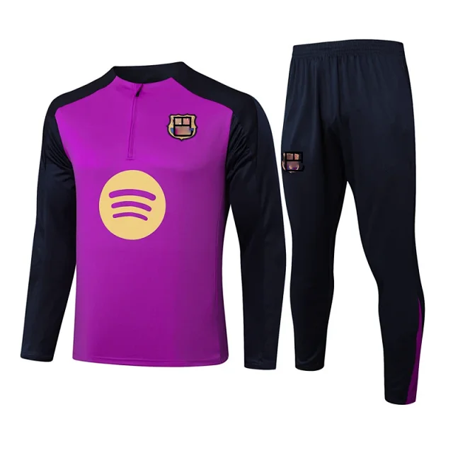 Long Sleeve Half Zip Football Training Jersey Detail
