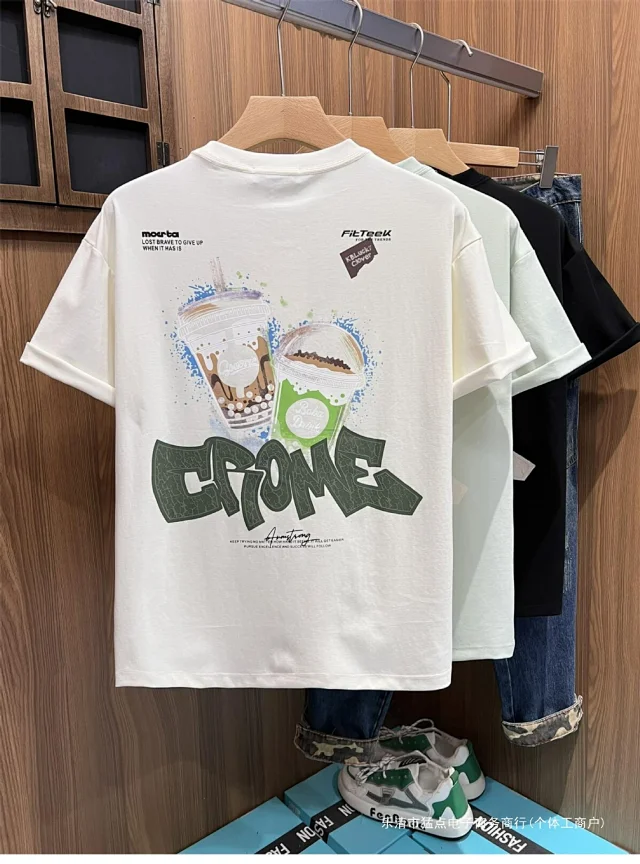 Men's Streetwear Embroidery Tee 2025 Detail