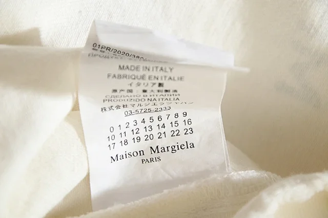 Maison Margiela Unisex Distressed Denim Hoodie Detail