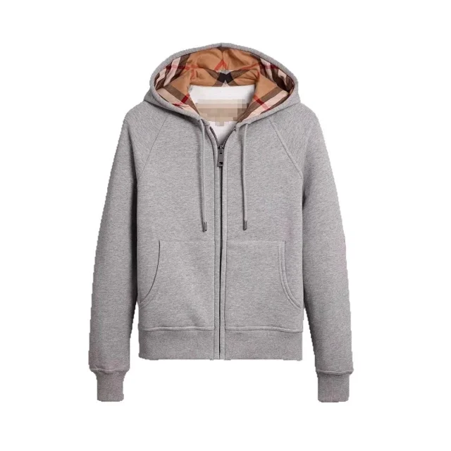 Premium British Zip Hoodie - Embroiderable Unisex Detail