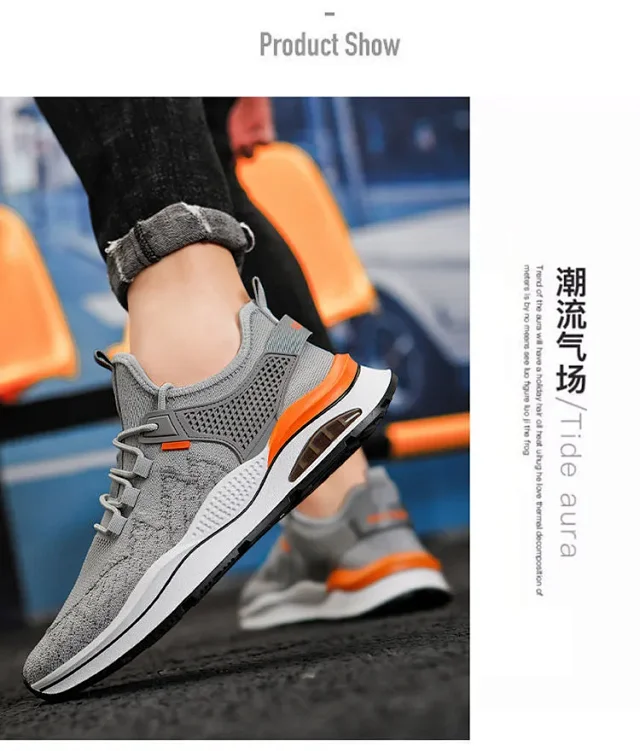 Men's Running Shoes Flyknit Casual Lightweight Detail