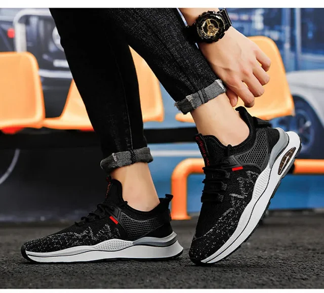 Men's Running Shoes Flyknit Casual Lightweight Detail