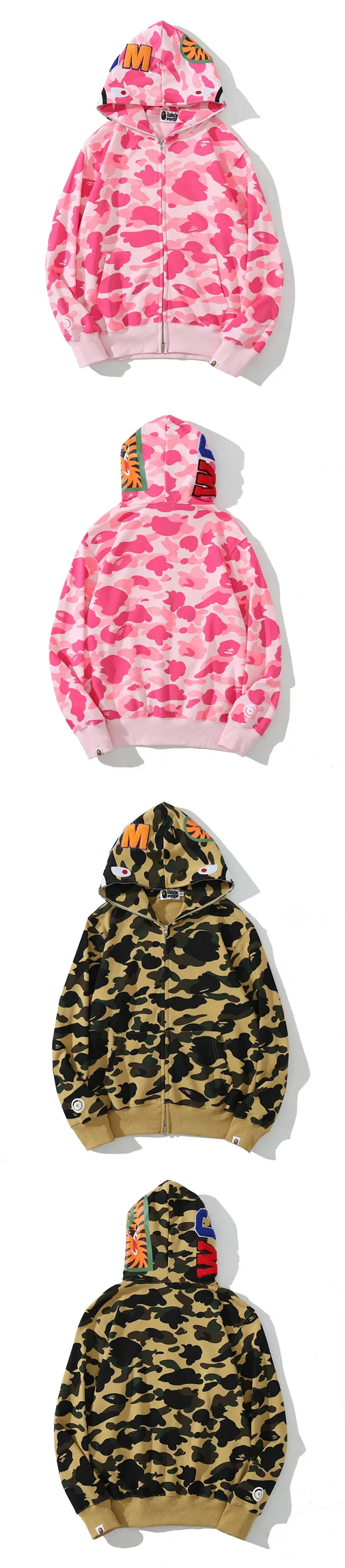 Bape Shark-Hood Classic Fleece Hoodie Detail
