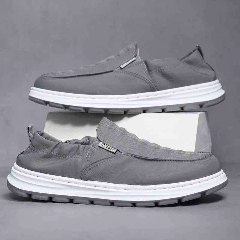 Old Beijing Men's Slip-on Canvas Shoes