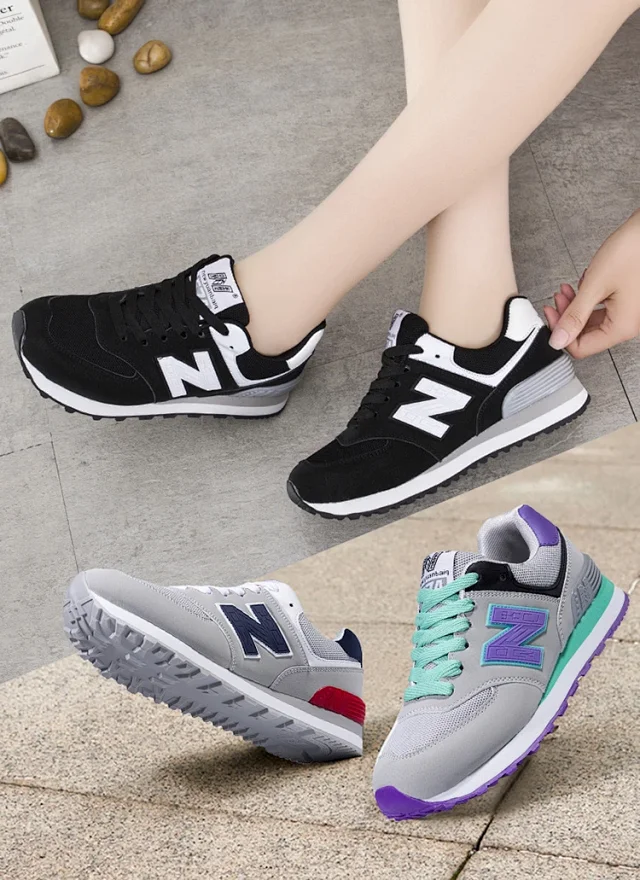 Couples Nike Retro Mesh Sneakers Detail