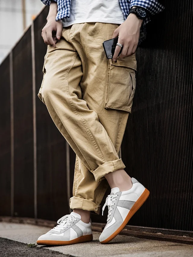 Spring Retro Unisex Low-Top Derby Sneakers Detail