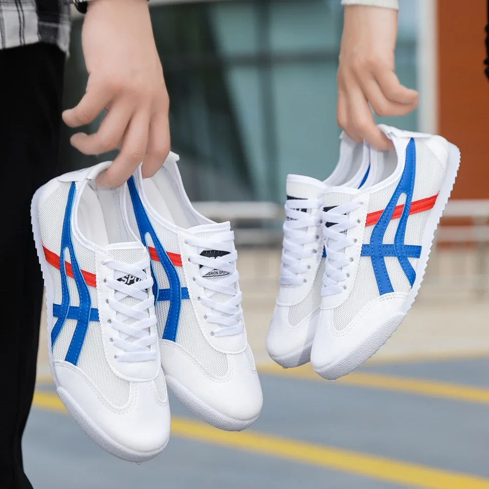 New Unisex White Mesh Sneakers