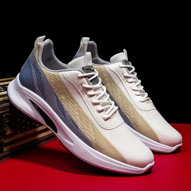 Men's Knit Mesh Versatile Running Sneakers Detail