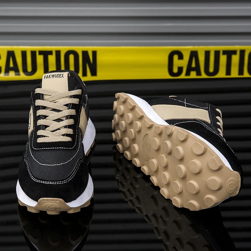 Men's Breathable Comfort Retro Colorblock Casuals