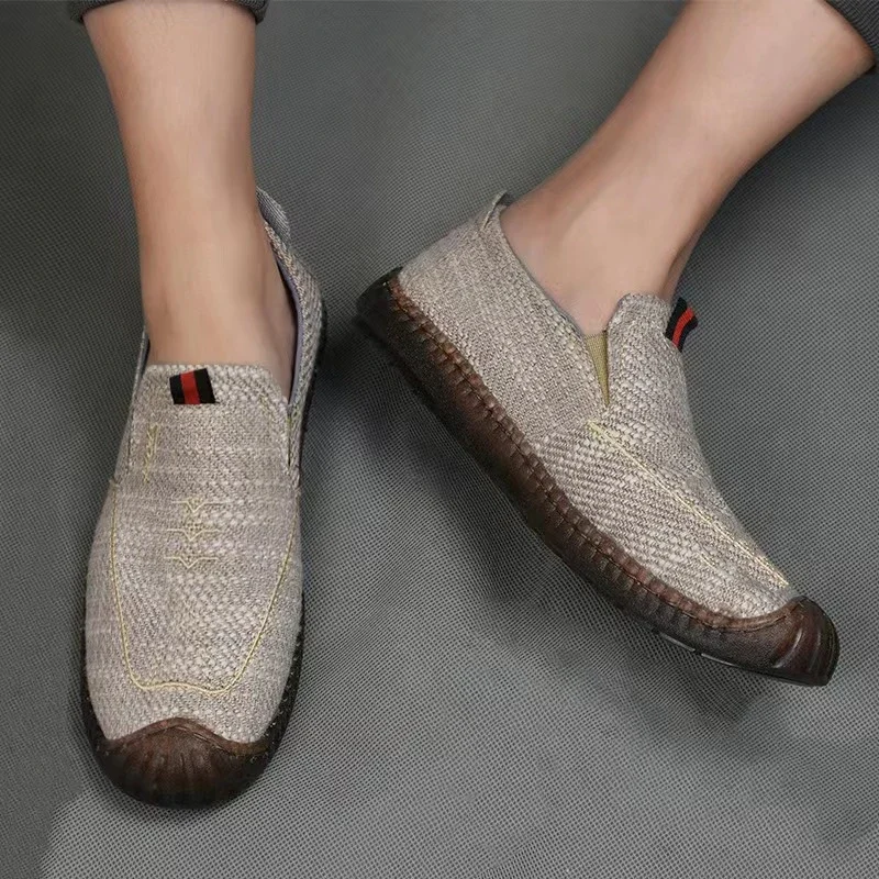 Men's Summer Linen Breathable Slip-Ons