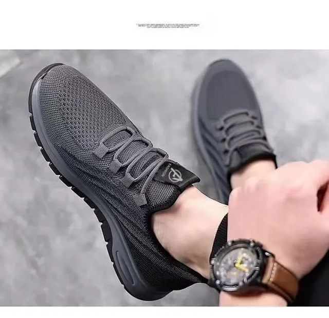Men's Knit Slip-On Dad Shoes Detail