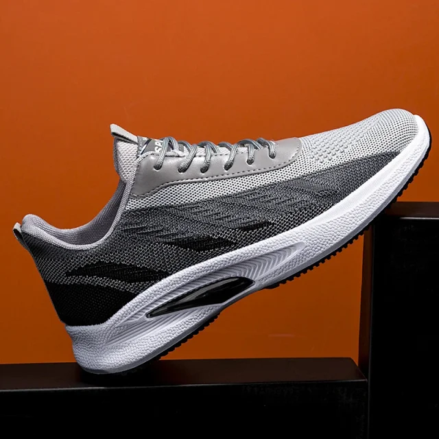 Men's Knit Mesh Versatile Running Sneakers Detail
