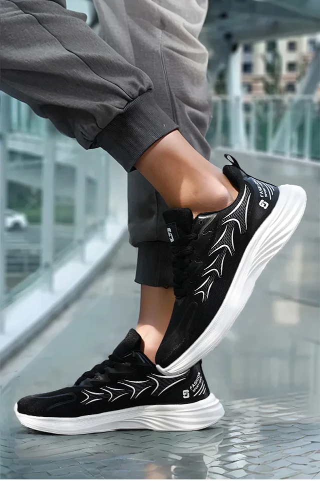 Men's Unisex Casual Running Shoes Stylish Breathable Flex Support Detail