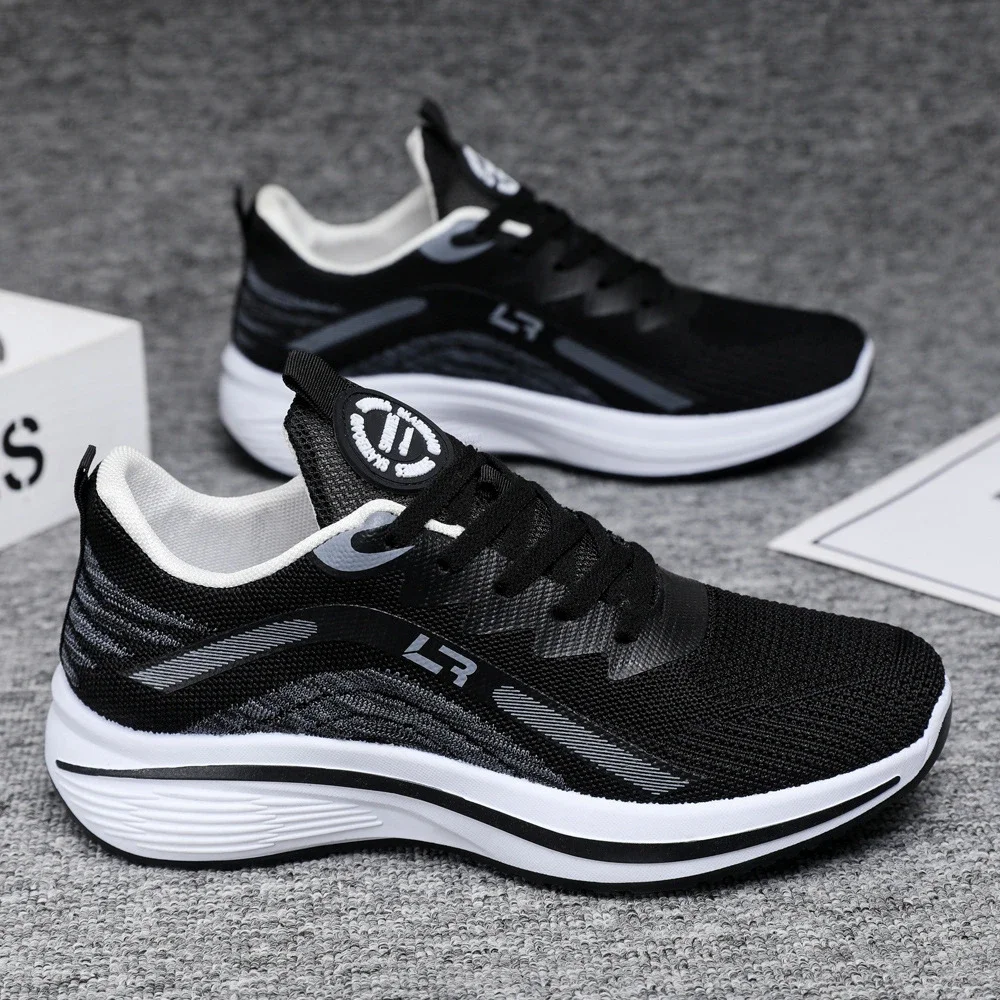Men's Breathable Lift Knit Walking Shoes