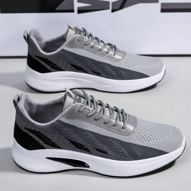 Men's Knit Mesh Versatile Running Sneakers Detail