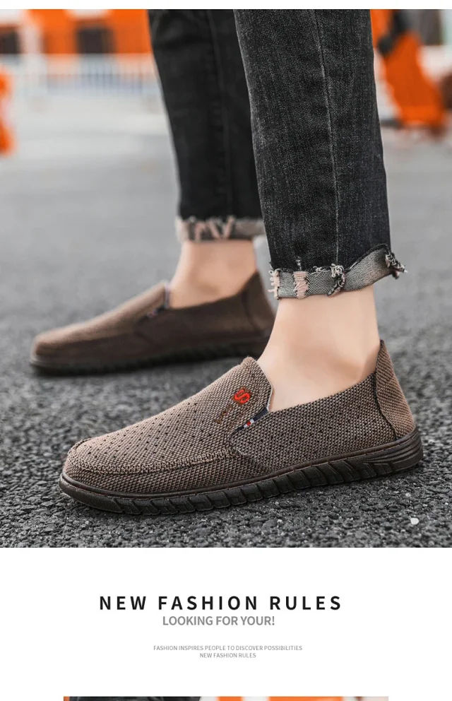 Men's Breathable Mesh Casual Sneakers Detail