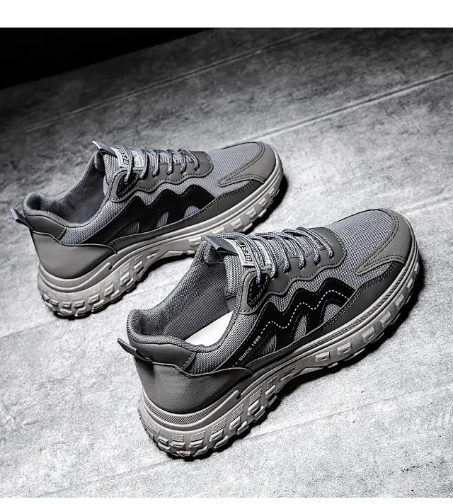 Spring Retro Men's Mesh Running Shoes Detail
