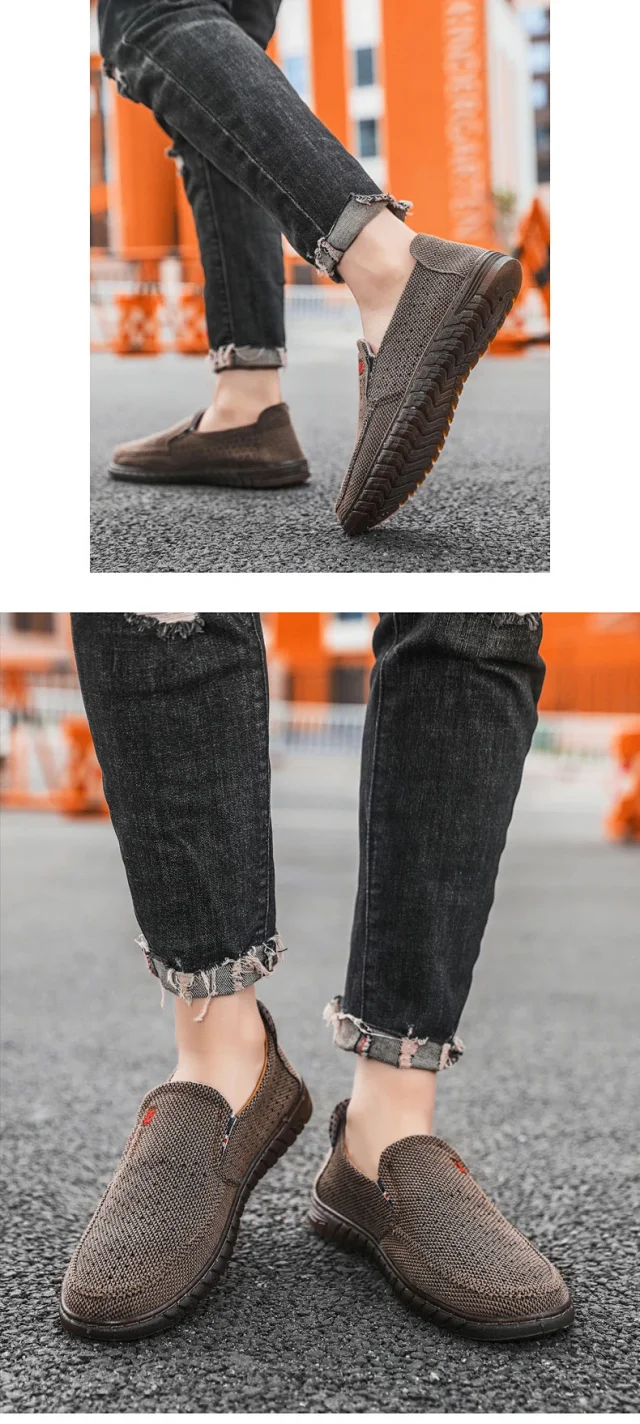 Men's Breathable Mesh Casual Sneakers Detail